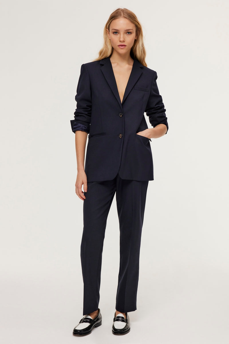 Blazer Brune - Marine