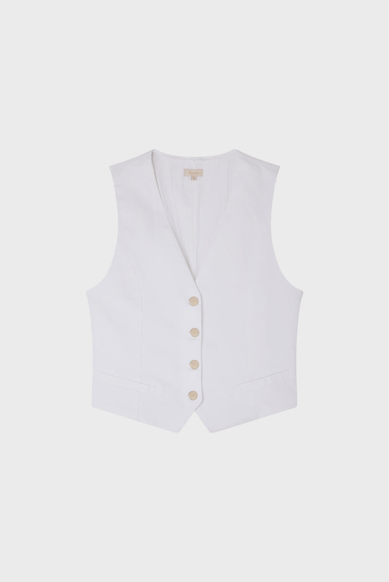 Gilet Billie - Blanc