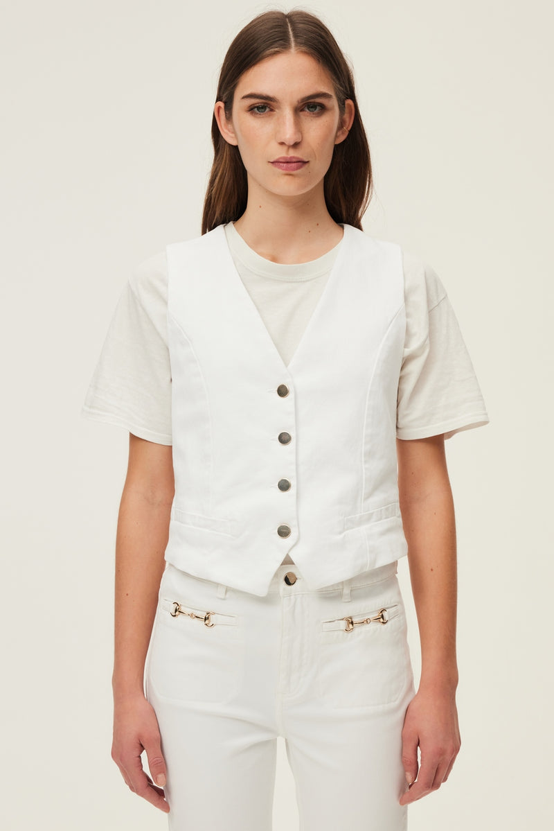 Gilet Billie - Blanc