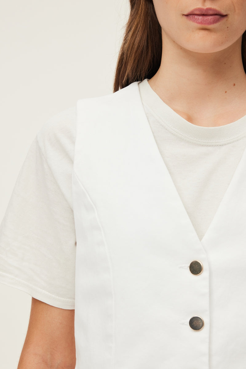 Gilet Billie - Blanc