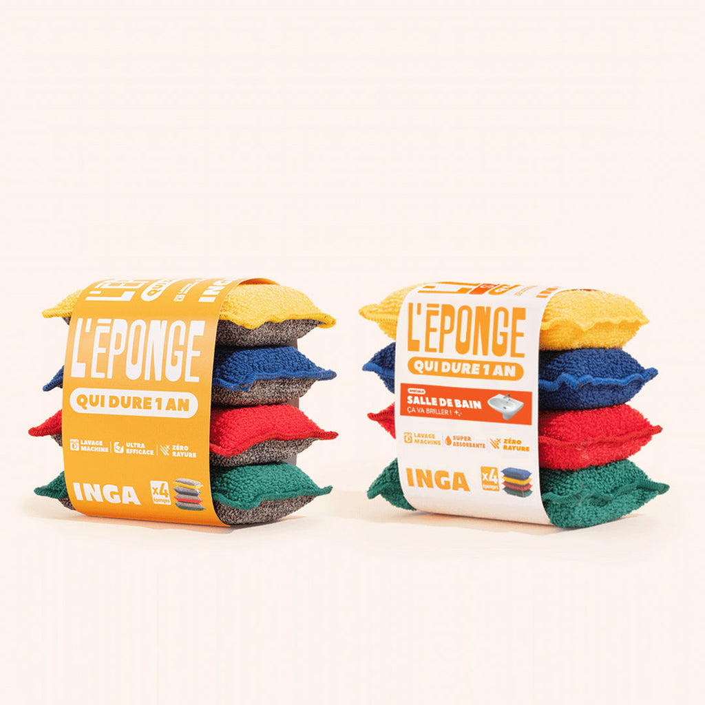 Pack Couleurs - Éponges Et Éponges Salle De Bain