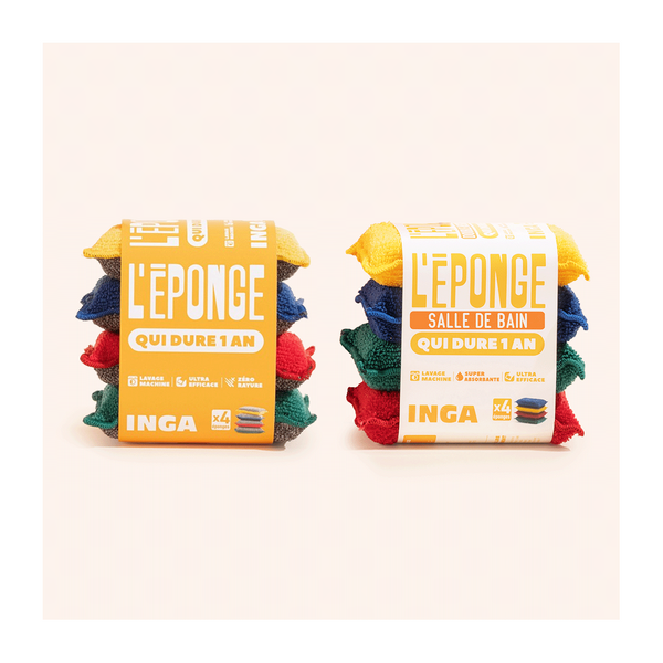 Pack Couleurs - Éponges Et Éponges Salle De Bain