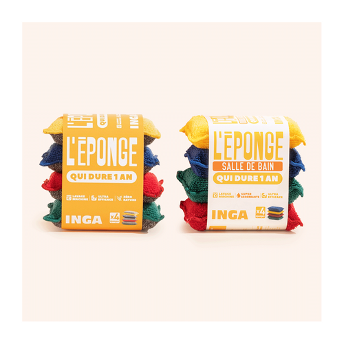 Pack Couleurs - Éponges Et Éponges Salle De Bain