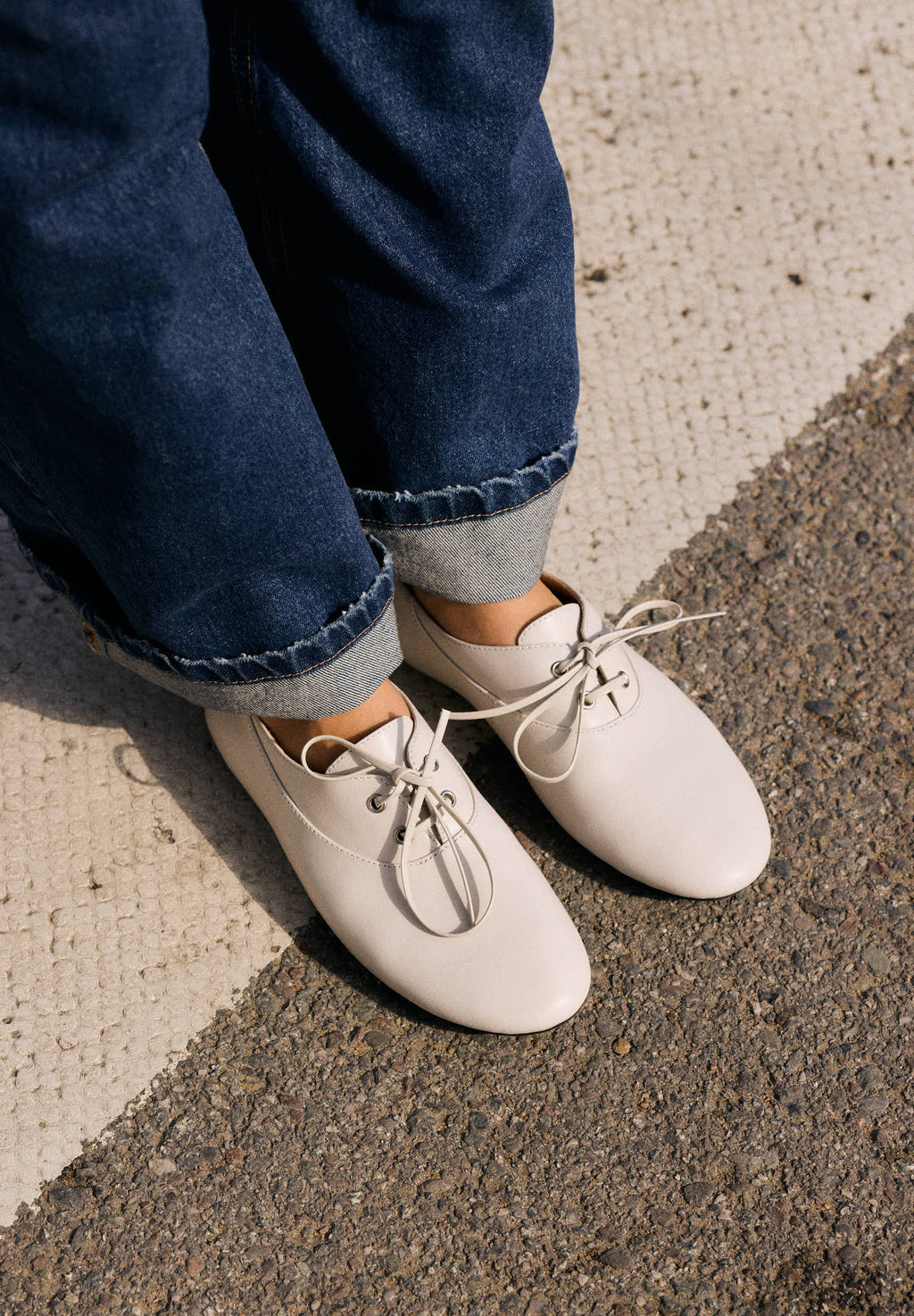 A Slow Dance Away Flats - Offwhite