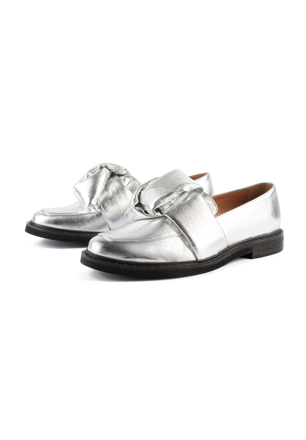 Cross The Line Loafers - Silver