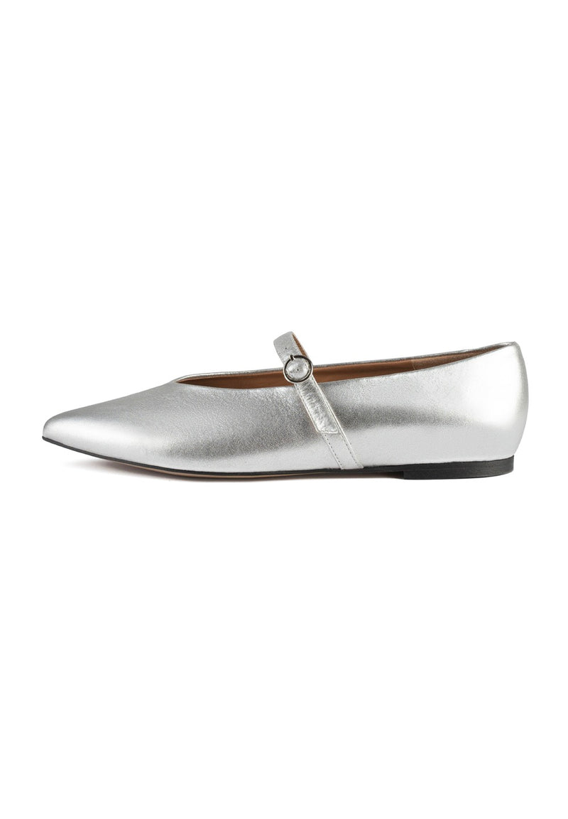 Different Part Ballerinas - Silver