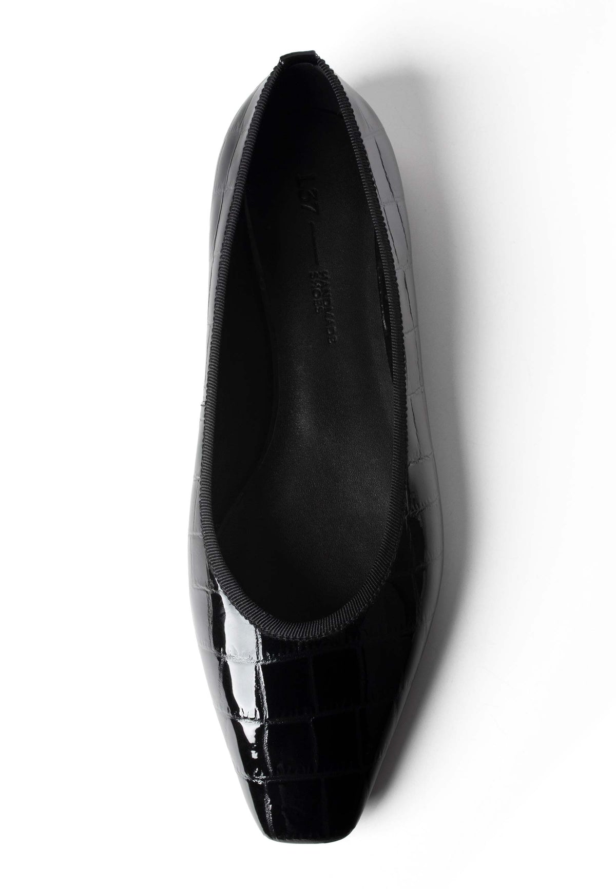 Elara Shine Flat Shoes  - Blackcro