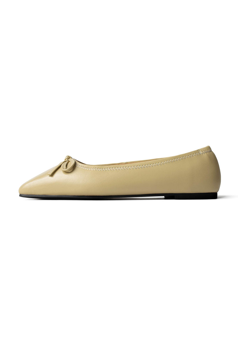 Golden Hours We Had Ballet Flats - Yellow