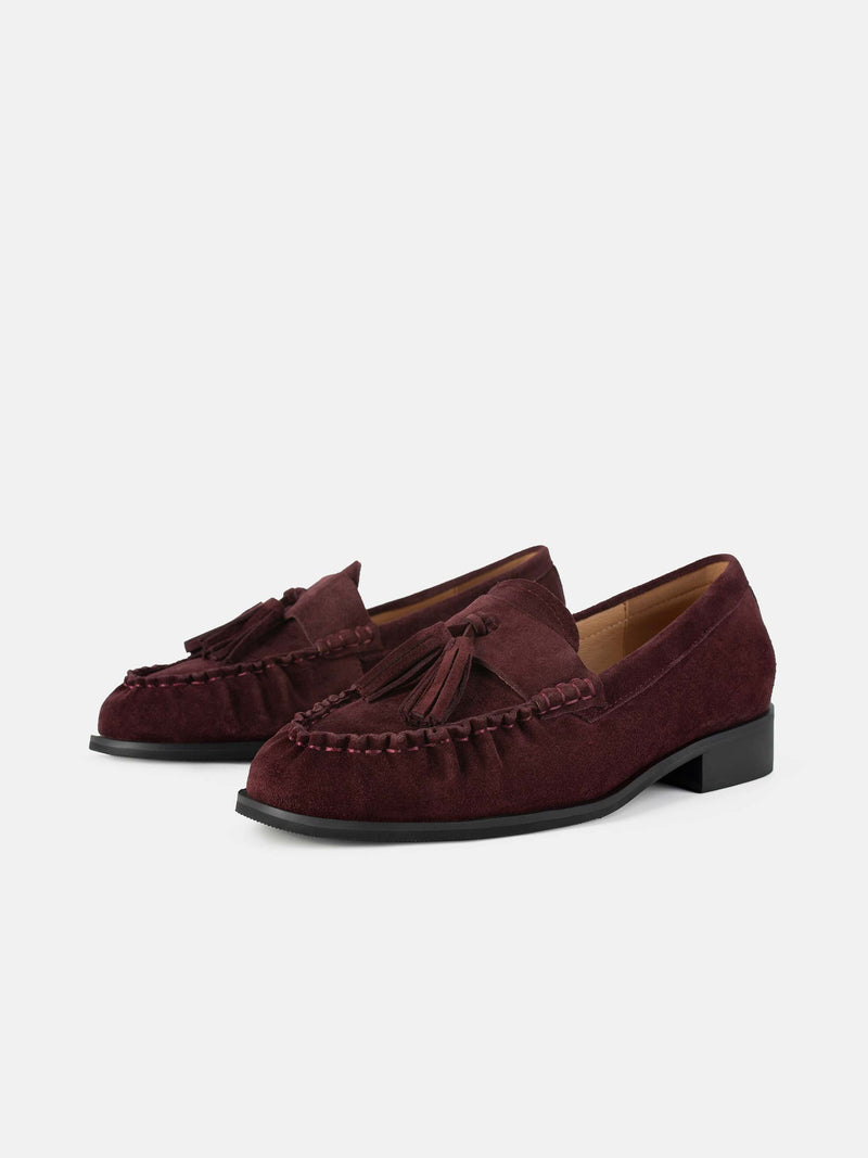 Hold Me Close Loafers - Burgundy