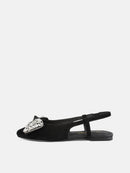 Ballerines With Bated Breath - Noir