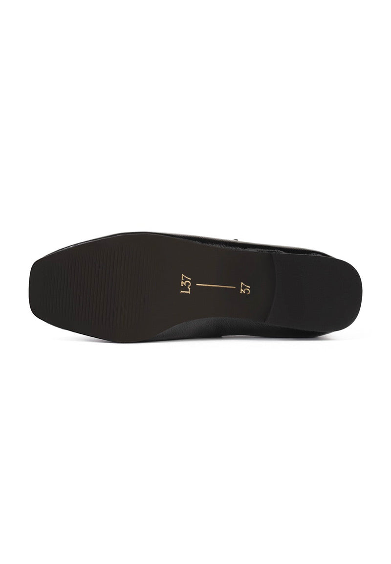 Luxe Strides Ballerinas - Black