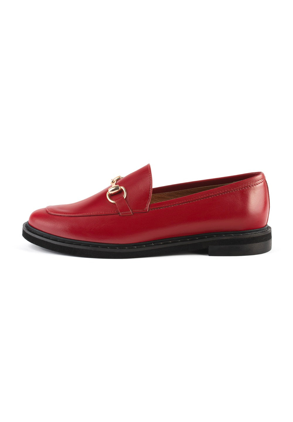 Mocassins Long Way To Go - Rouge