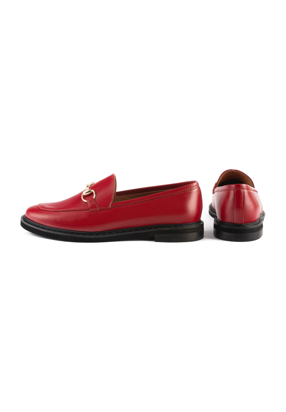 Mocassins Long Way To Go - Rouge