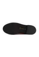 Mocasines Long Way To Go - Rojo