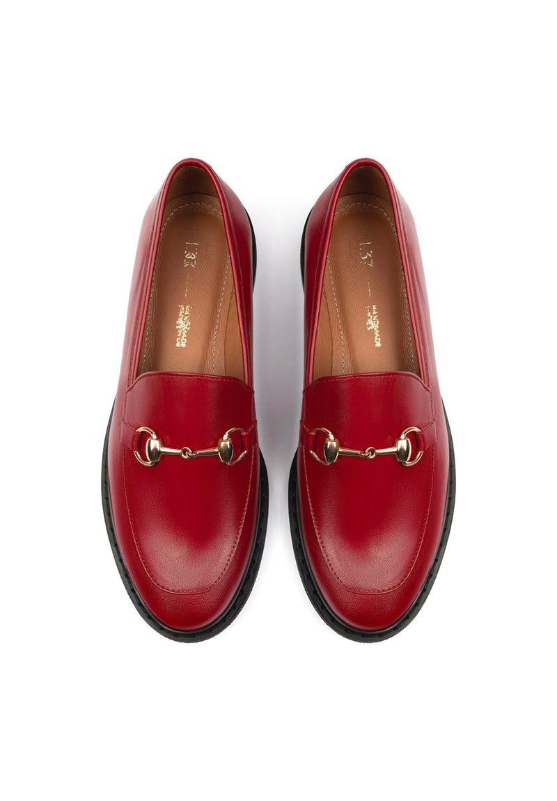 Mocasines Long Way To Go - Rojo