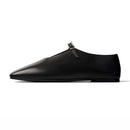 Midnight Carousel Flats - Black