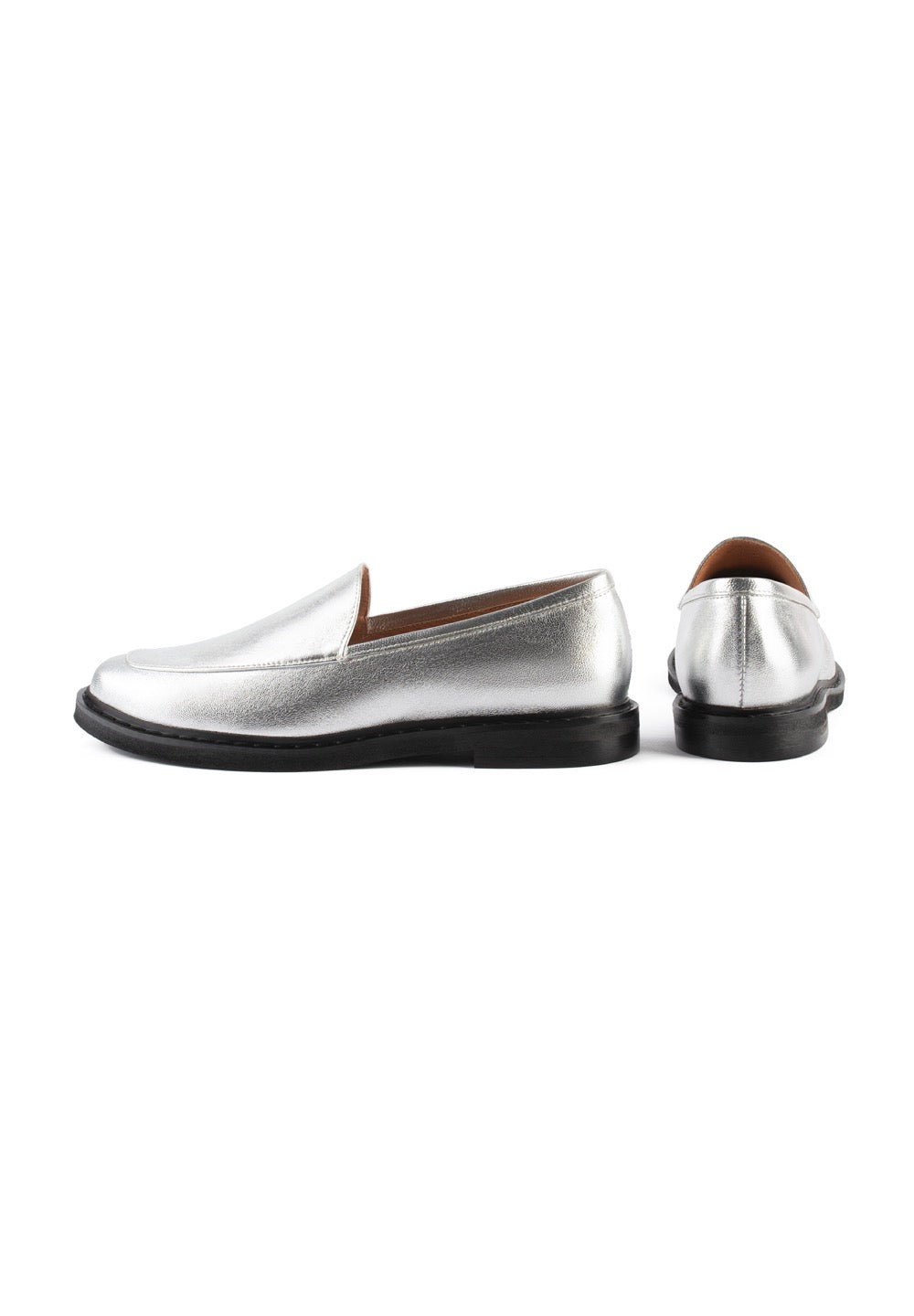 Mocassins Cross The Line - Argent