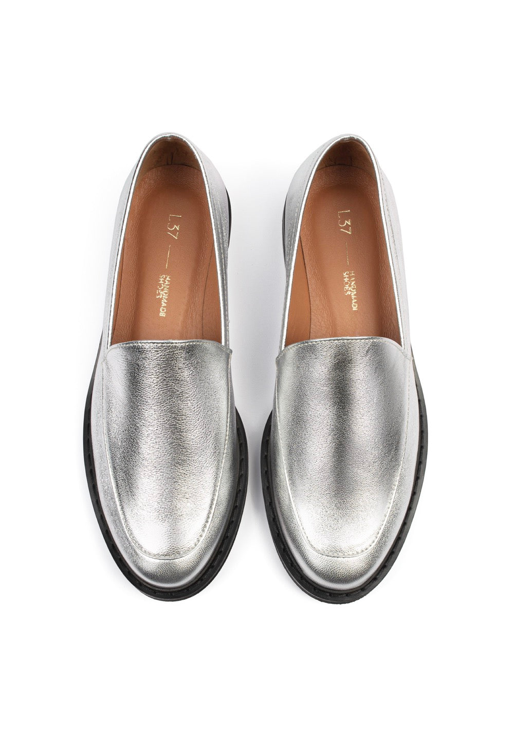 Mocassins Cross The Line - Argent