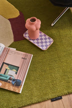 Sucreful Cloud – Sucreful Cloud Multicolored Green and Pink Wool Rug