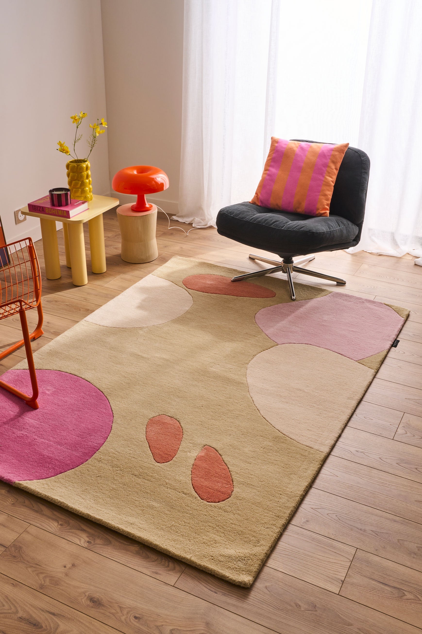 Sweet Cloud – Alfombra de lana multicolor con motivos geométricos Sweet Cloud