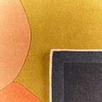 Nuage sucré – Tapis en laine coloré aux motifs géométriques Nuage sucré