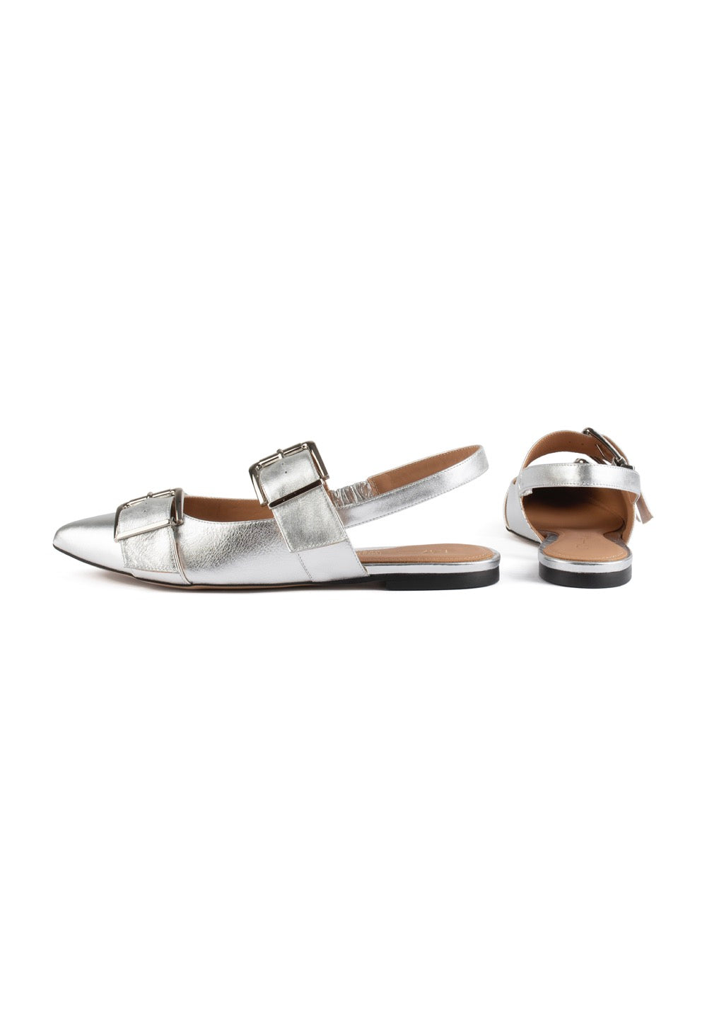 Rodeo Drive Ballet Flats - Silver