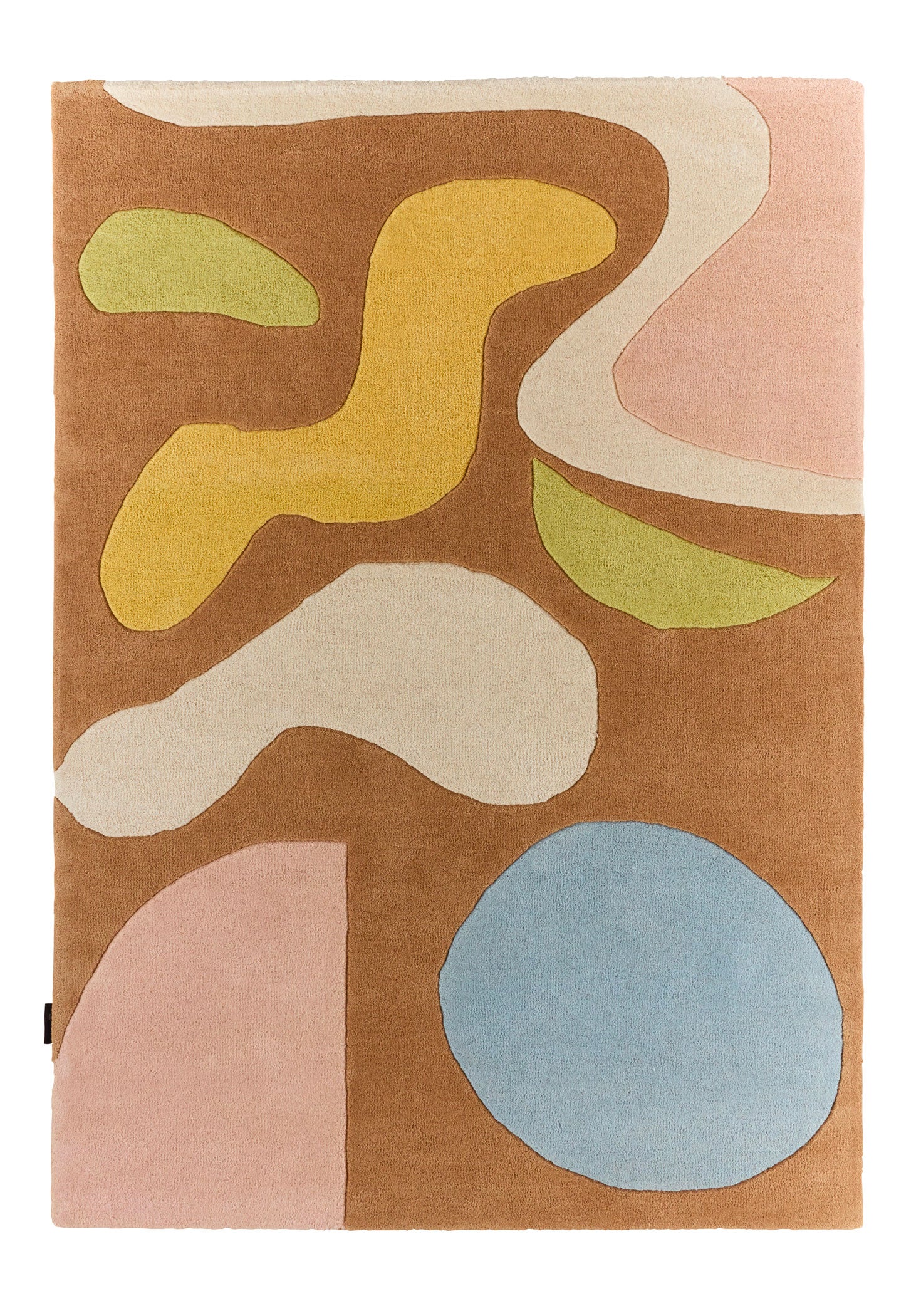 Soft Rayon – Alfombra de lana de diseño en colores pastel Soft Rayon