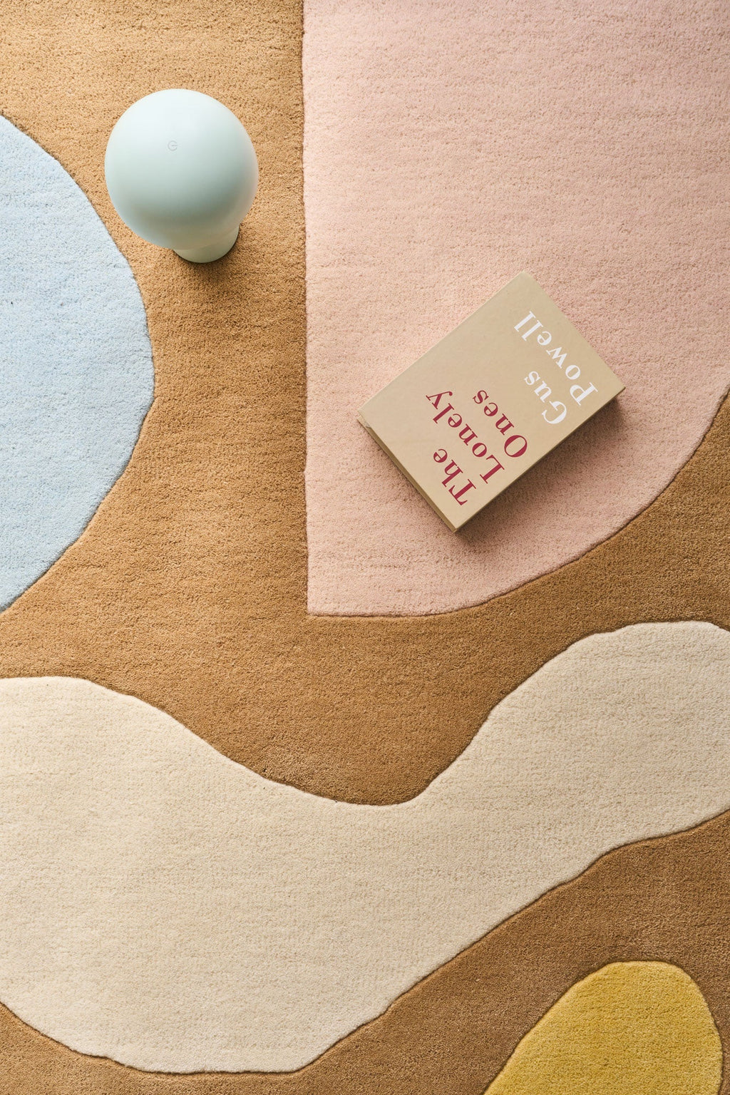 Soft Rayon – Alfombra de lana de diseño en colores pastel Soft Rayon
