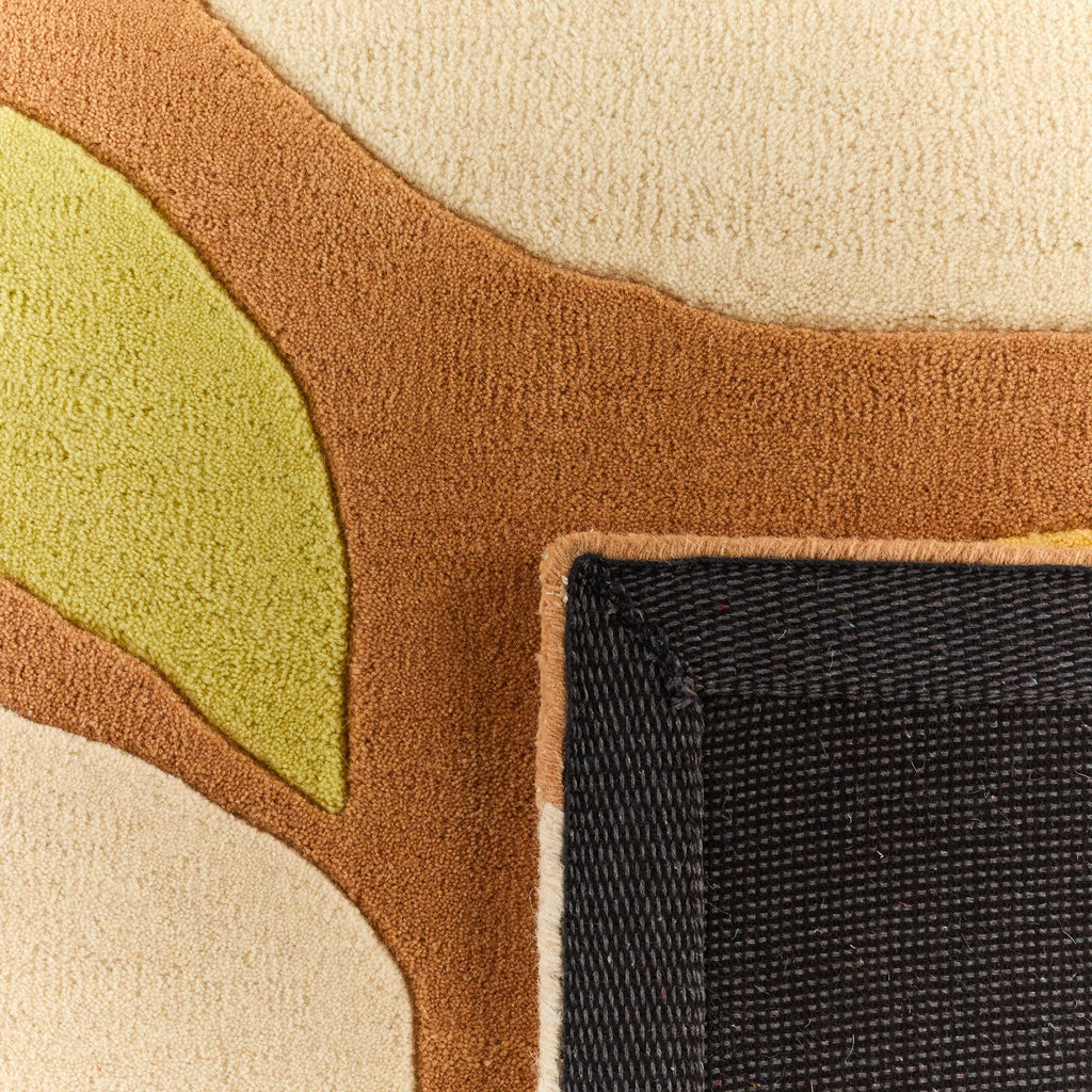 Soft Rayon – Alfombra de lana de diseño en colores pastel Soft Rayon