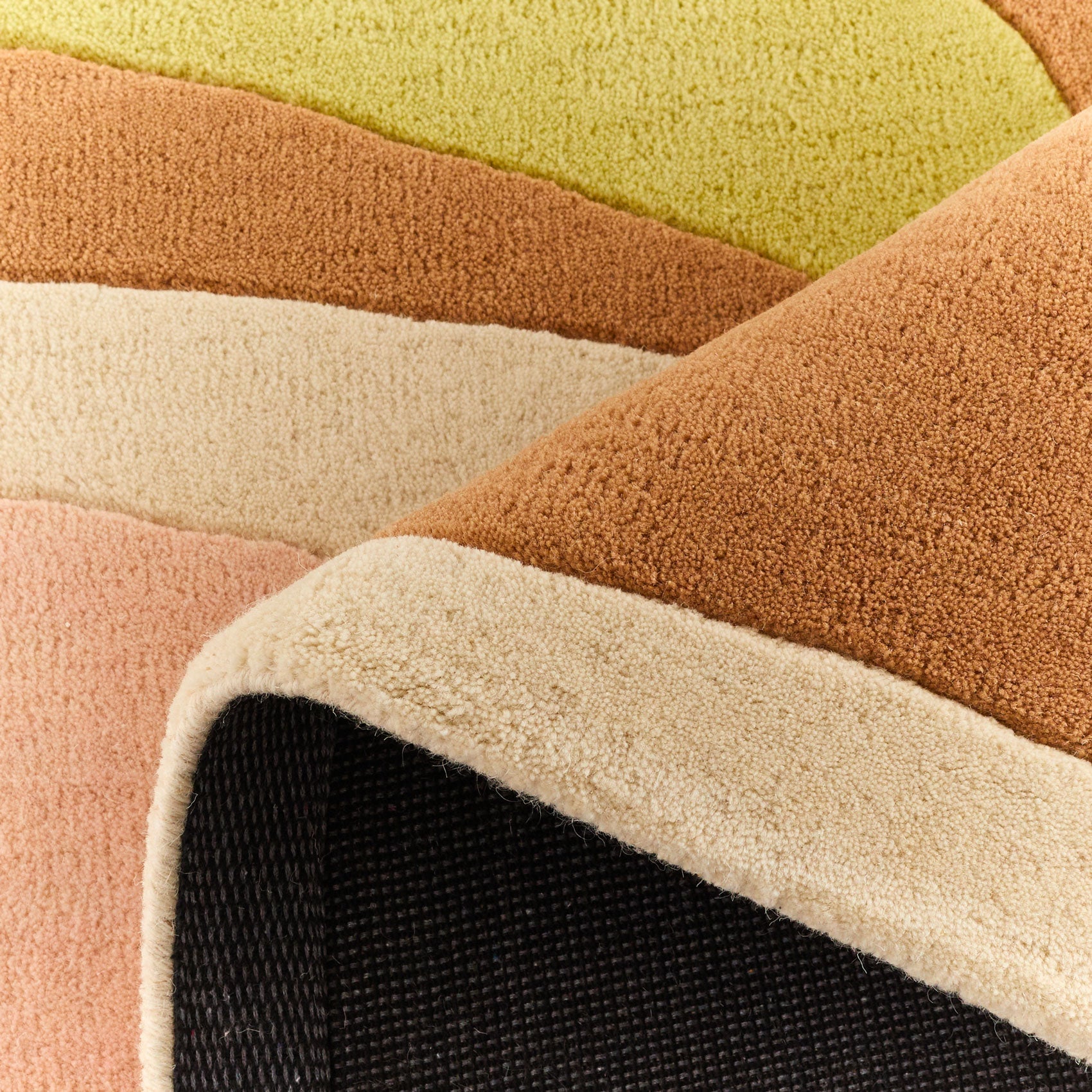 Soft Rayon – Alfombra de lana de diseño en colores pastel Soft Rayon