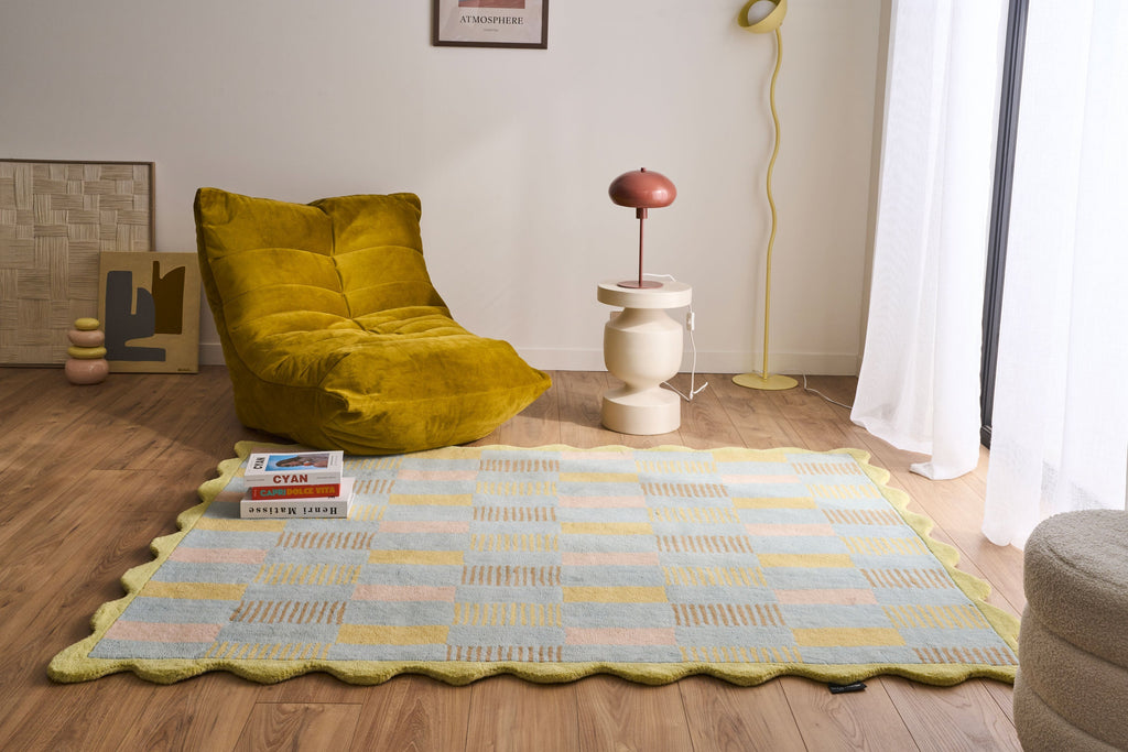 Rayon tend – Alfombra de lana de colores Rayon tend