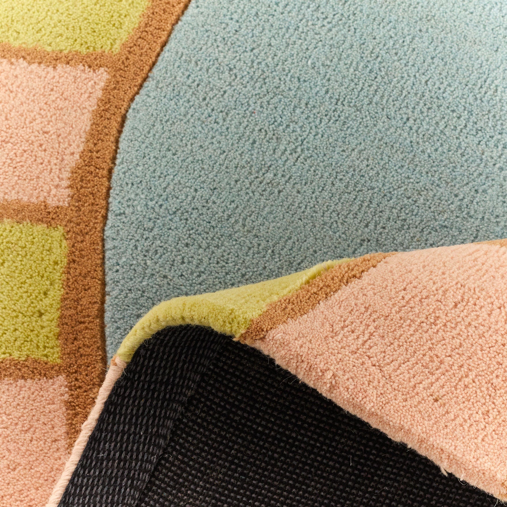 Soft Rayon – Alfombra de lana en tonos pastel Soft Rayon