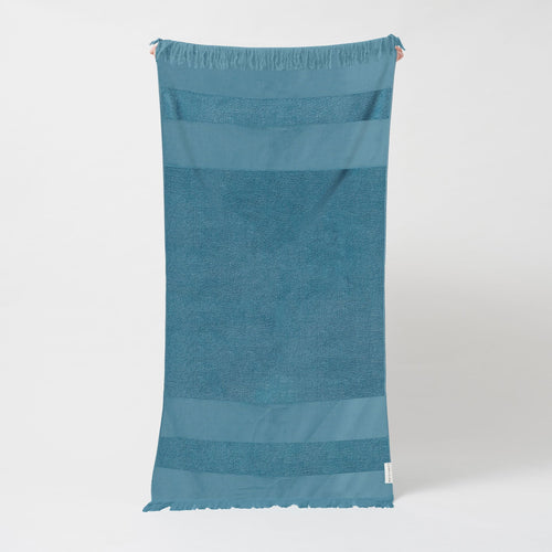 Serviette De Plage Summer Stripe - Bleu