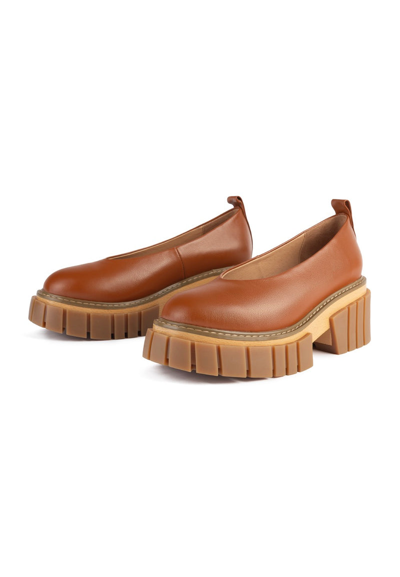 Mocassins Slow Down Baby - Caramel