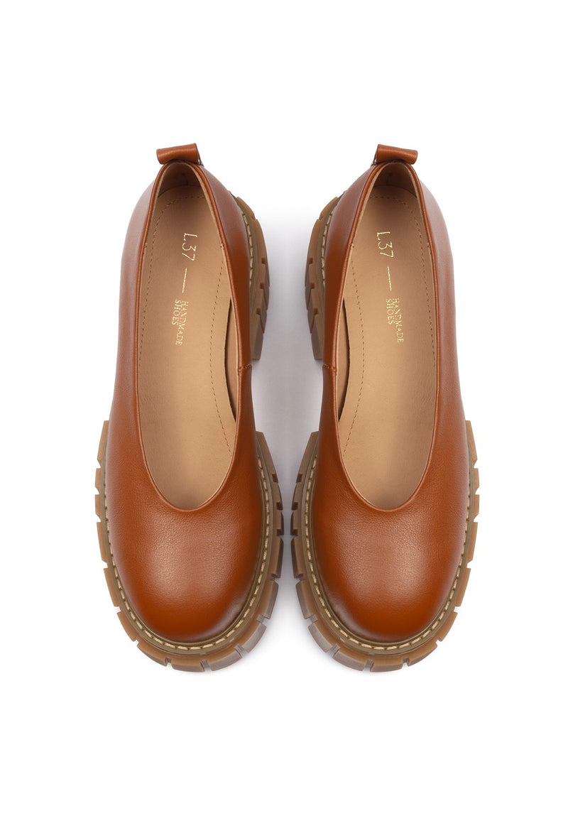 Mocassins Slow Down Baby - Caramel