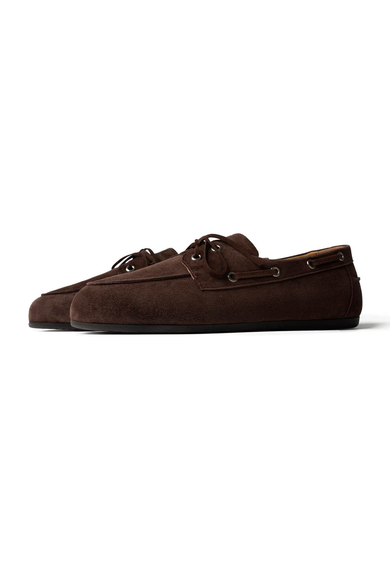 Slow Life Flat Shoes - Dark Brown