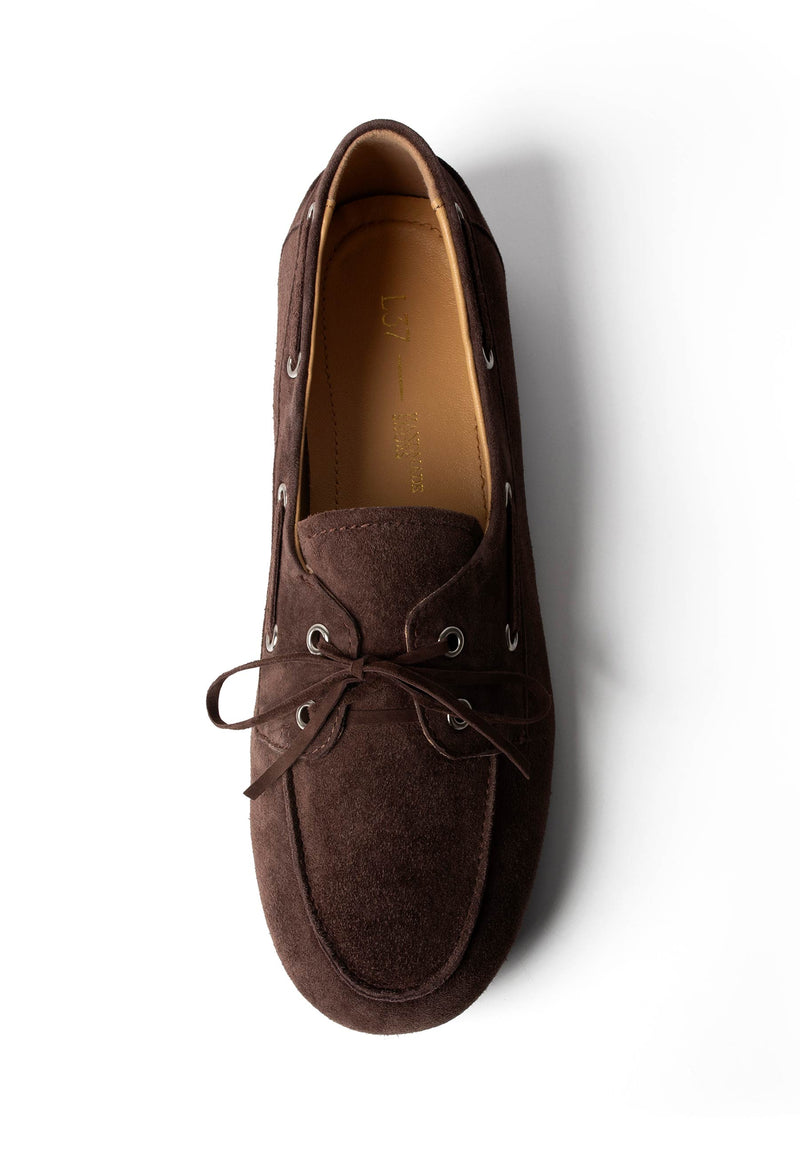 Slow Life Flat Shoes - Dark Brown