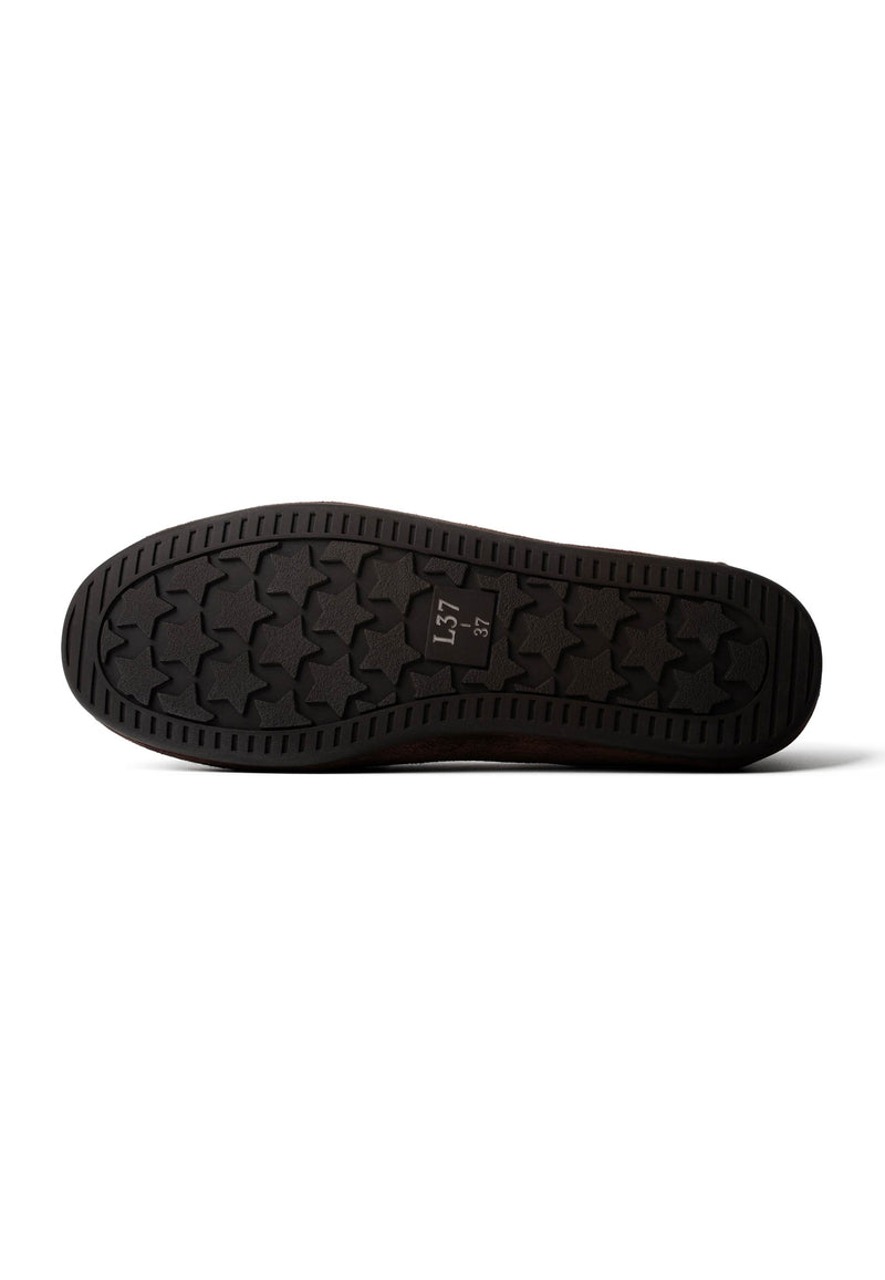 Slow Life Flat Shoes - Dark Brown