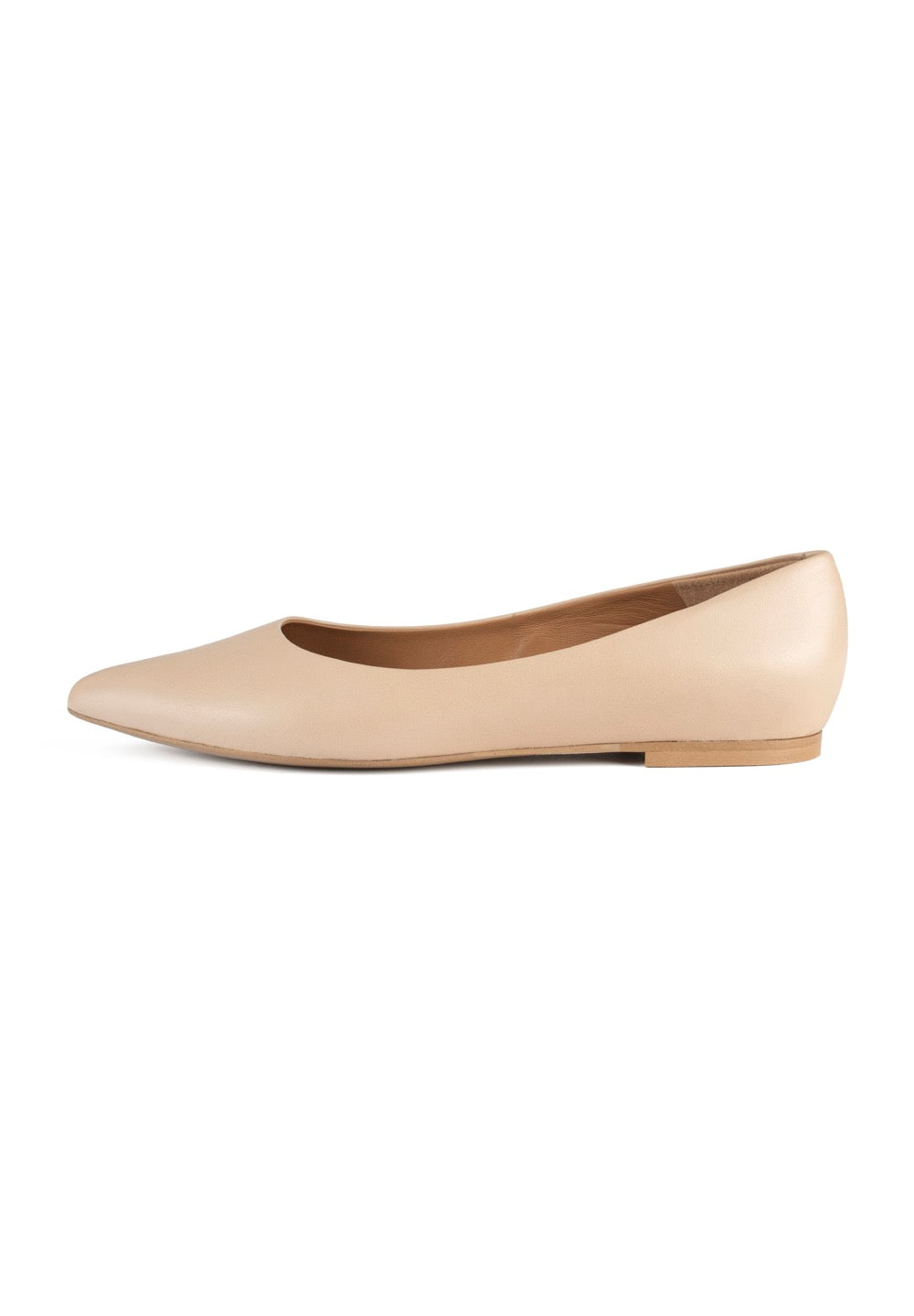 Slow Motion Ballet Pumps - Beige