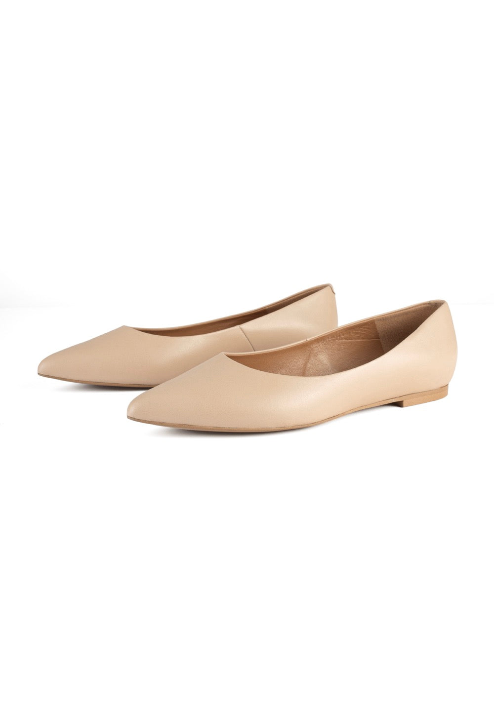 Slow Motion Ballet Pumps - Beige