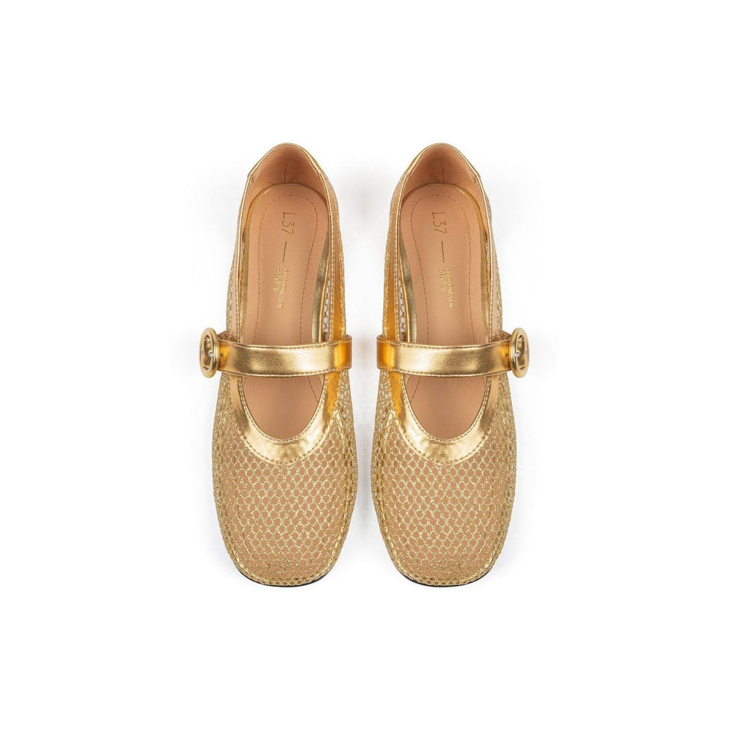 Ballerines Spend My Day - Doré