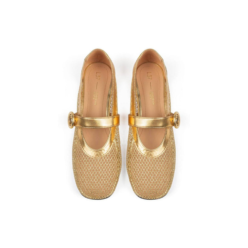 Ballerines Spend My Day - Doré