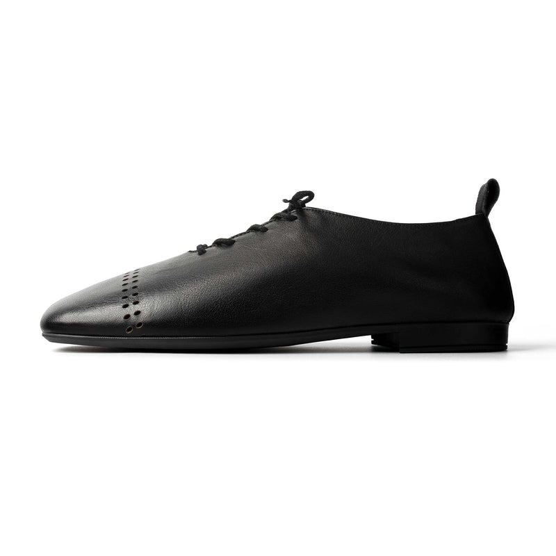 Sunsets We Remember Flat Shoes - Black