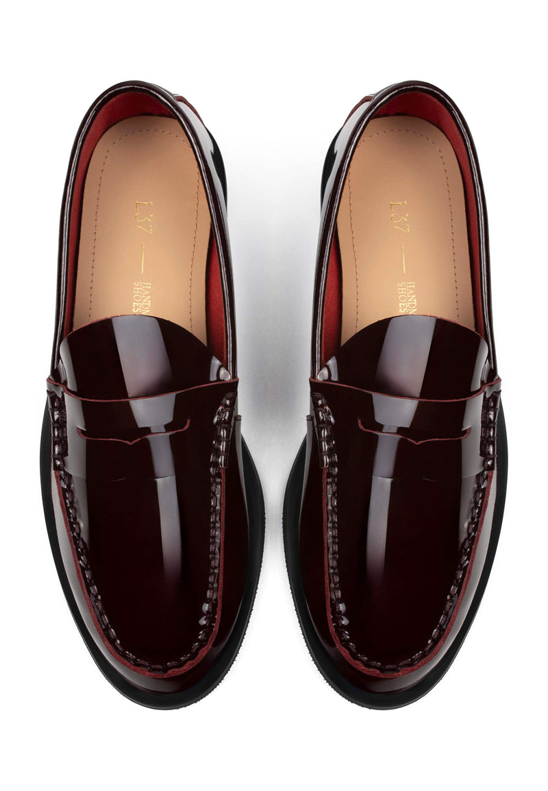 Mocassins To Make It Easier - Burgundy