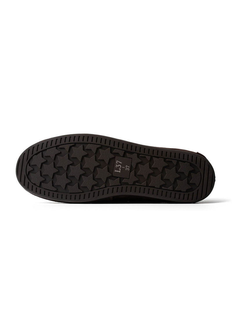 The Way Light Falls Ballerinas - Dark Brown