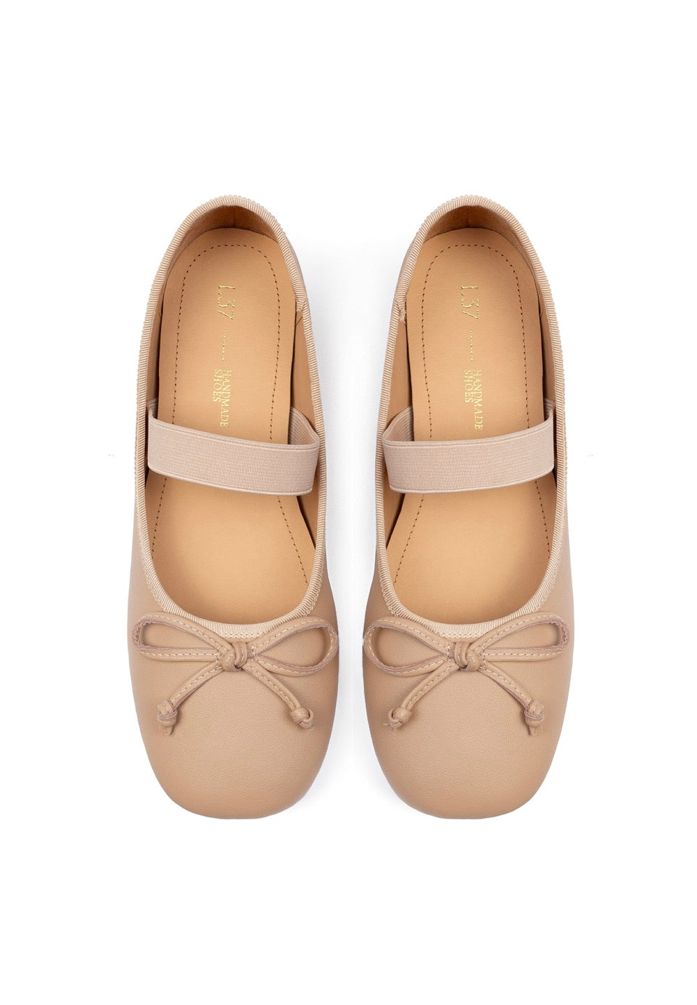 Under Paris Sky Ballet Flats - Nude