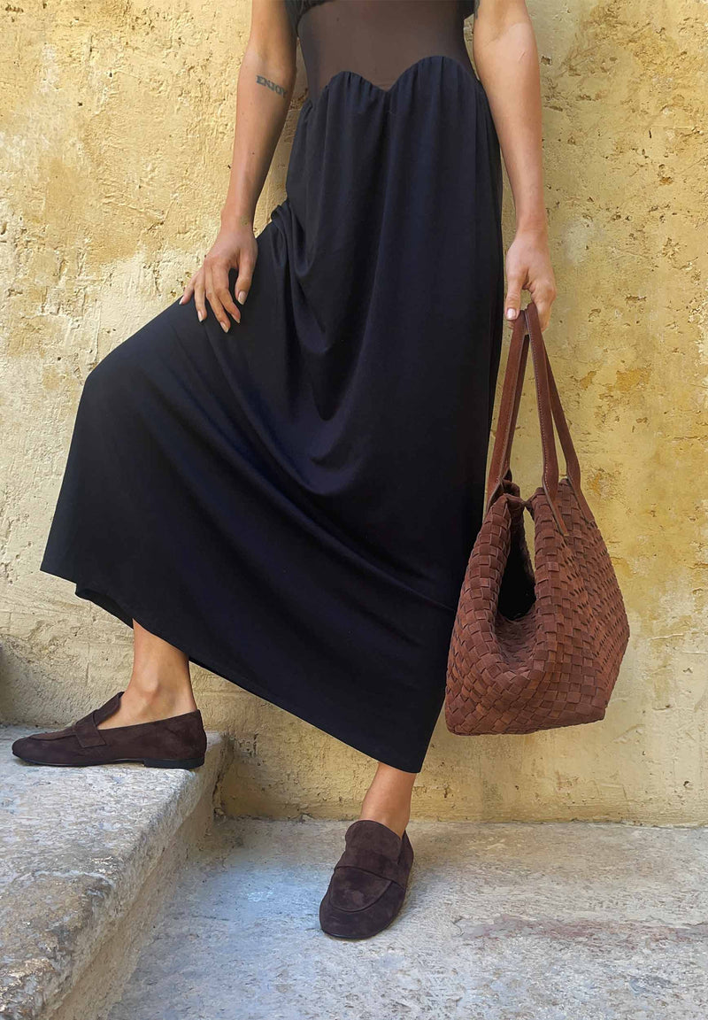 Chaussures Plates Velvet Riot  - Darkbrown