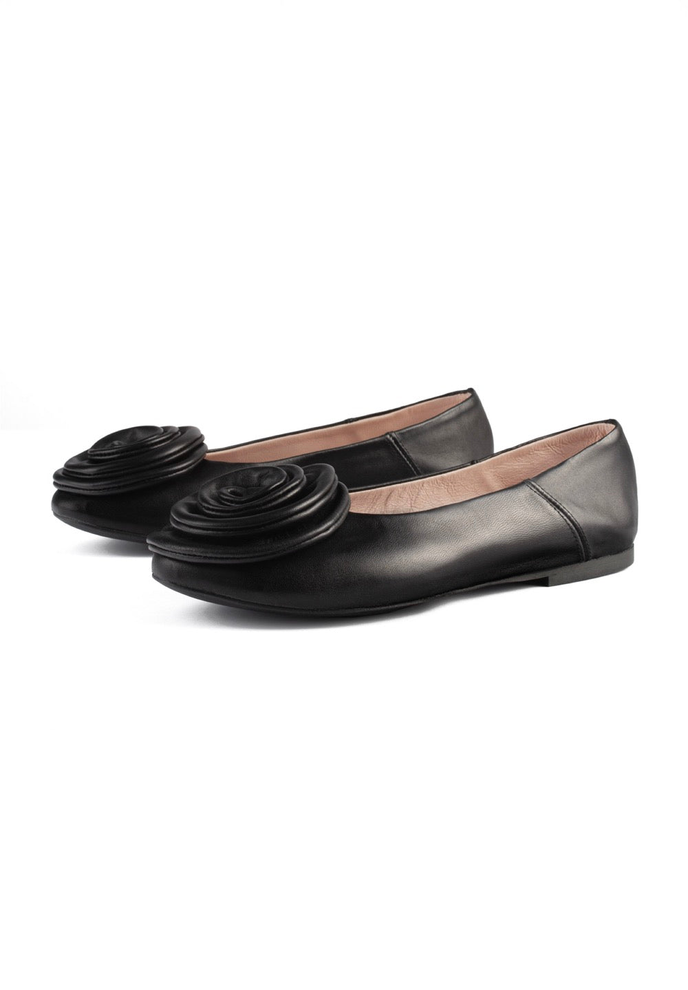 Wild Roses Ballerinas - Black