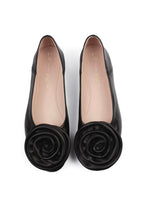 Wild Roses Ballerinas - Black