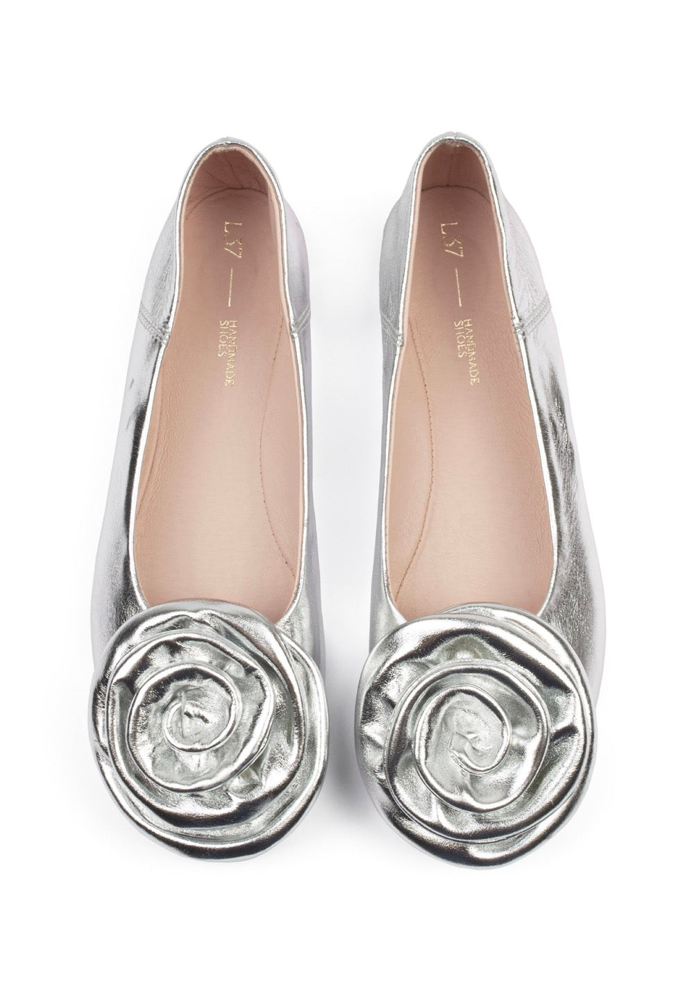 Ballerine Wild Roses - Argento